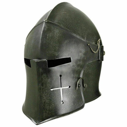 Medieval Great Barbuda Helmet ~ Knight Halloween Helmet - collectiblegiftitems