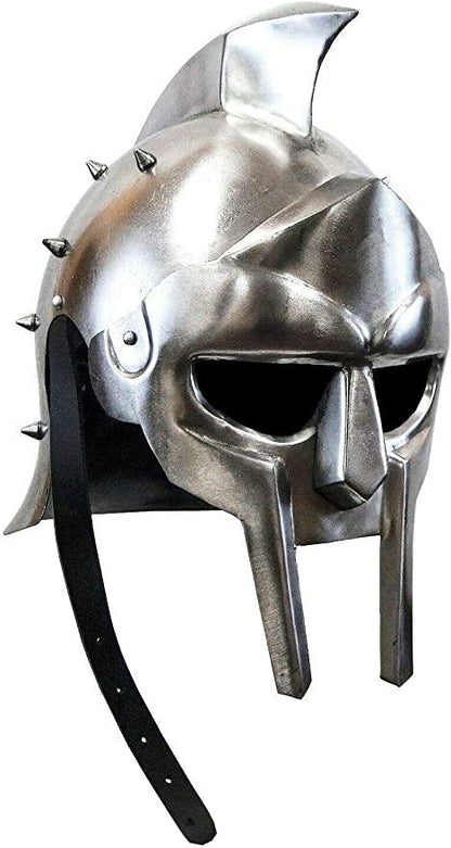 Medieval Gladiator Movie Replica Helmet Warrior Armor Knight Adult Costume - collectiblegiftitems