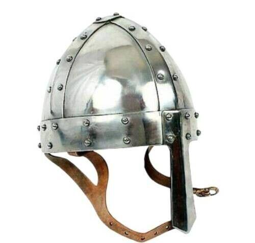 Medieval Viking Helmet, Battle Ready Norman Helmet,Steel Helmet Handmade - collectiblegiftitems