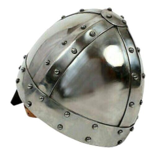 Medieval Viking Helmet, Battle Ready Norman Helmet,Steel Helmet Handmade - collectiblegiftitems