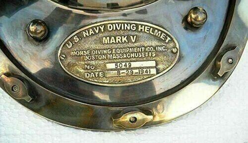 Diving Helmet Antique Full Size Helmet Of The Deep Sea US Navy Mark V - collectiblegiftitems