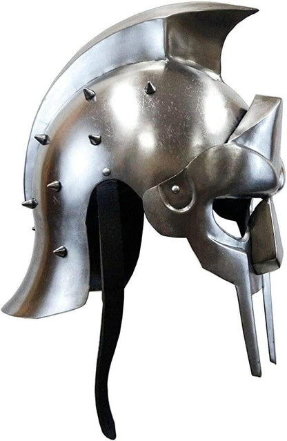 Medieval Gladiator Movie Replica Helmet Warrior Armor Knight Adult Costume - collectiblegiftitems