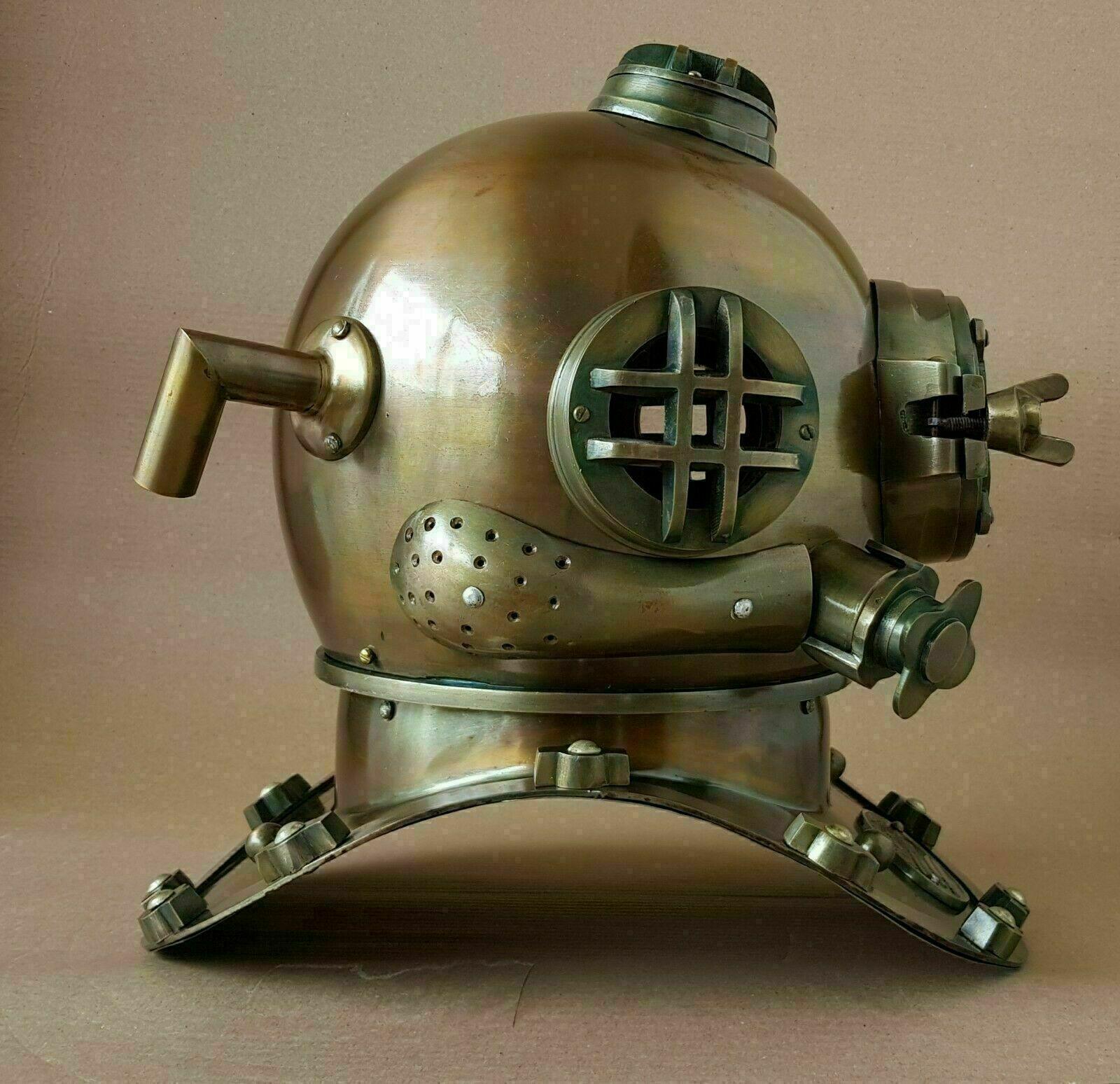 Boston Diving Helmet USA Navy Mark V ~ Morse Deep Marine - collectiblegiftitems