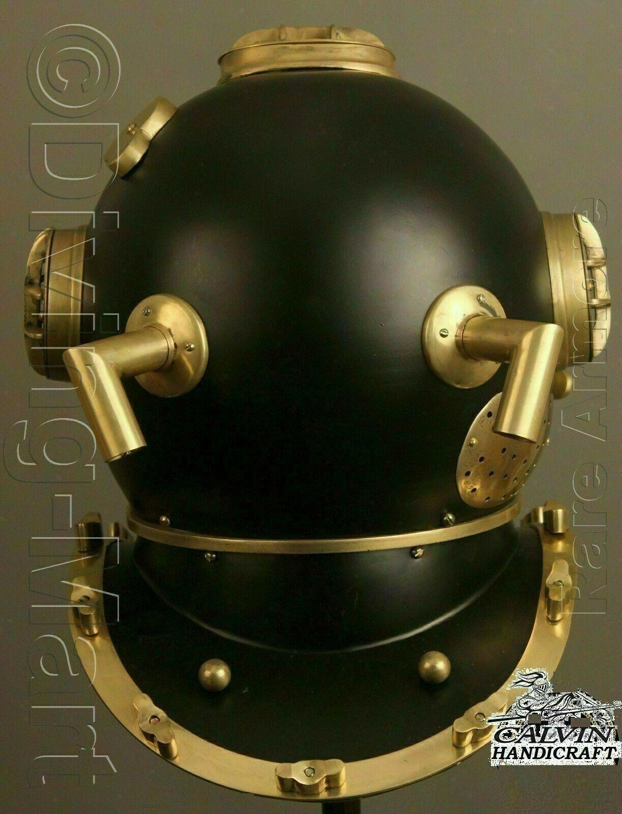 Diving Helmet U.S Navy Mark V Deep Sea Antique Scuba Vintage - collectiblegiftitems