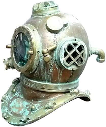 Vintage Rare Antique Diving Helmet | Mark V Divers Diving Heavy Helmet | deep Sea Divers Anchor Engineering Helmet Rustic Vintage Home Decor Gifts - collectiblegiftitems