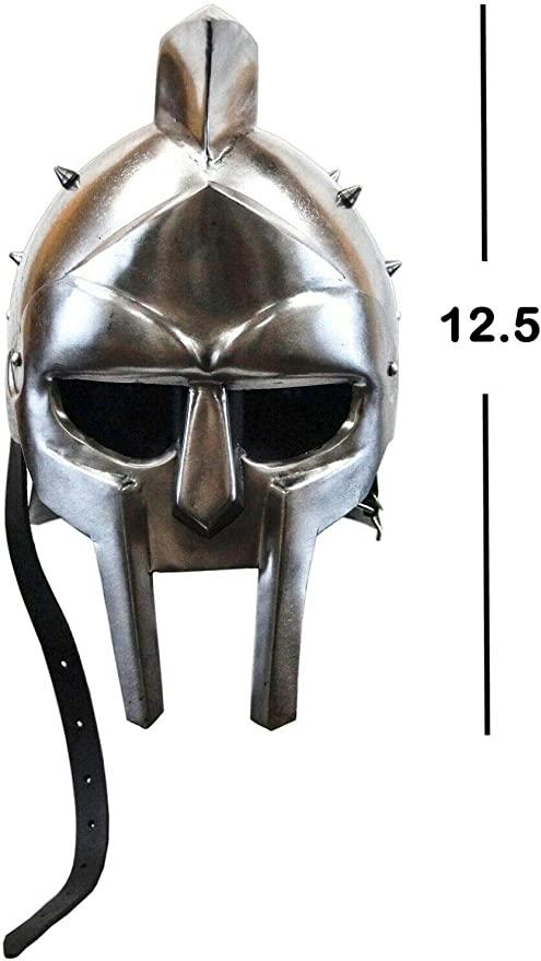 Medieval Gladiator Movie Replica Helmet Warrior Armor Knight Adult Costume - collectiblegiftitems