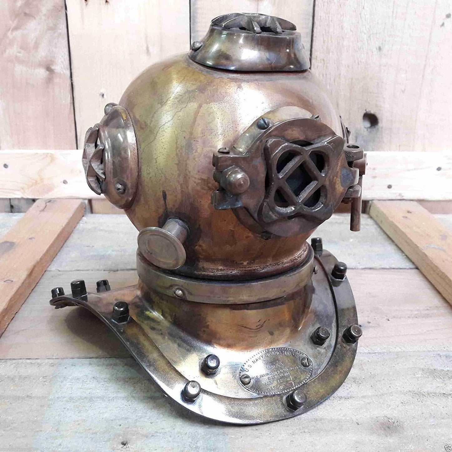 Diving Divers Helmet U.S Navy Mark V Real Antique Look Vintage Gift 7 inches - collectiblegiftitems