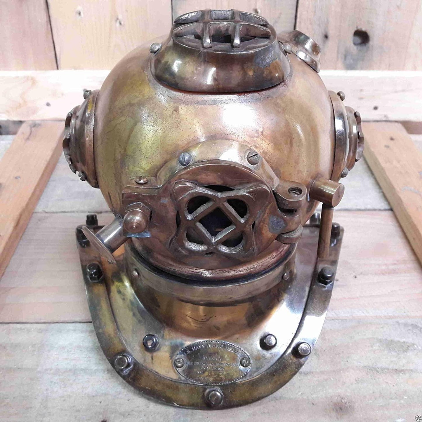 Diving Divers Helmet U.S Navy Mark V Real Antique Look Vintage Gift 7 inches - collectiblegiftitems