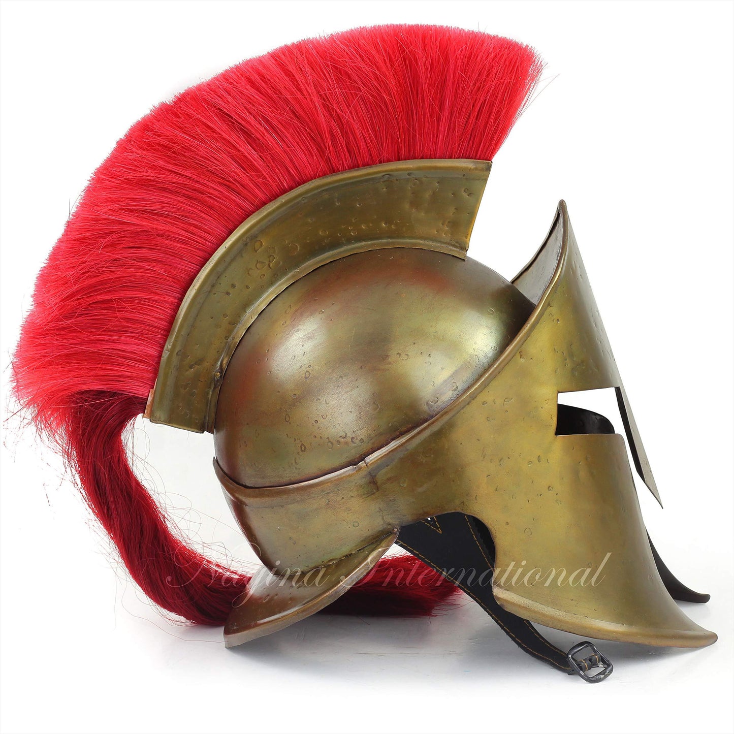 Medieval Armour King Leonidas Greek Spartan Roman Helmet Spartan Legions Helmet Men's Spartan Warrior Headwear Costume Accessories 300 Movie Authentic Replica Helmet - collectiblegiftitems