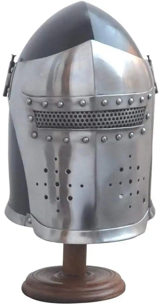 Barbuta Black Medieval Armor Helmet - collectiblegiftitems