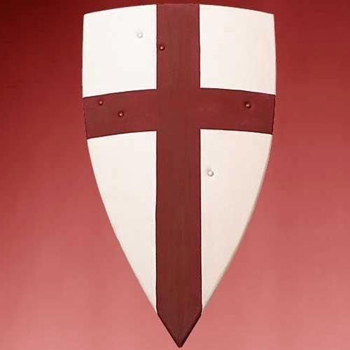 Crusader Wooden Shield - collectiblegiftitems