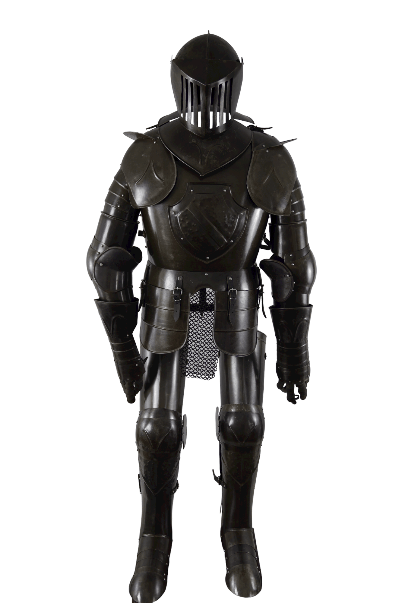 Black Knight Suit of Armor - Wearable- 15th Century - collectiblegiftitems