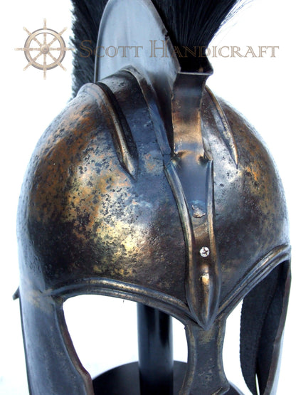 Great Achilles, Trojan Warrior - Troy Helmet - collectiblegiftitems