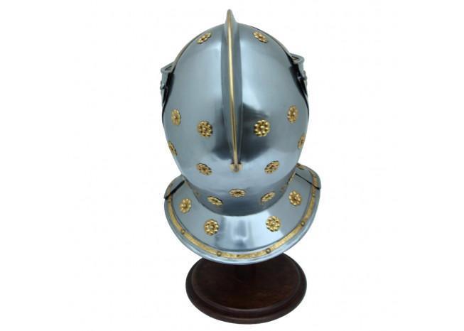 Helm’s Gates Golden Knight Steel Helmet - collectiblegiftitems