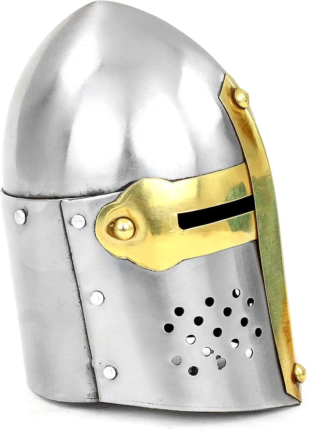 Medieval Crusader Armor Helmet - collectiblegiftitems