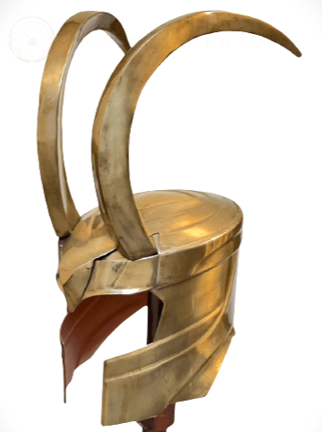 Loki Helmet -18 Gauge Steel, Antique Finish - collectiblegiftitems