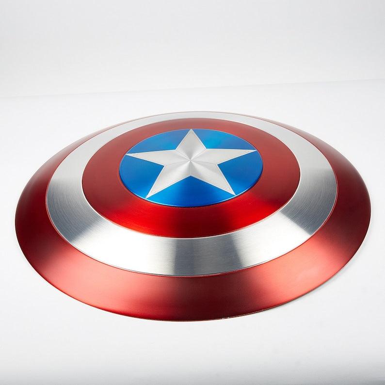 Captain America Shield Metal Prop Replica 1:1 Scale Captain America Cosplay - collectiblegiftitems