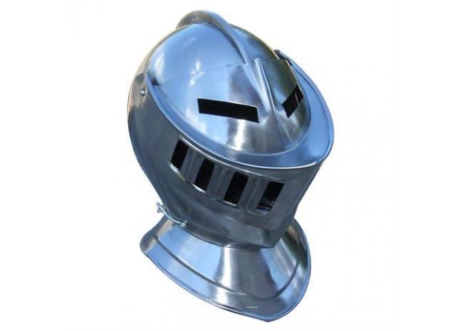 Mens Closed Knight Armour Helmet - collectiblegiftitems