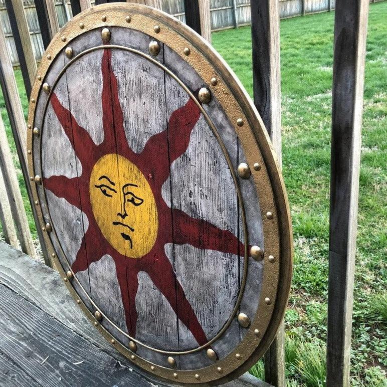 Sunlight Dark Souls Cosplay Plank Viking Shield - collectiblegiftitems