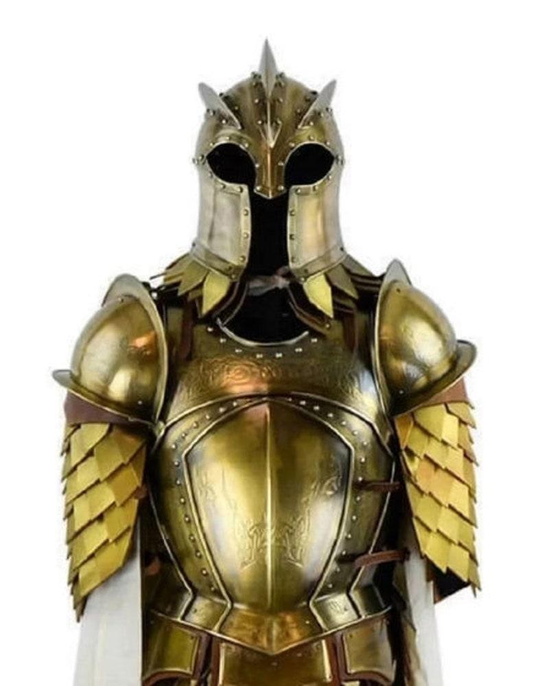 Medieval King'sGuard Lannister Half Body Armor Suit Game of Throne Armor Suit Costume - collectiblegiftitems