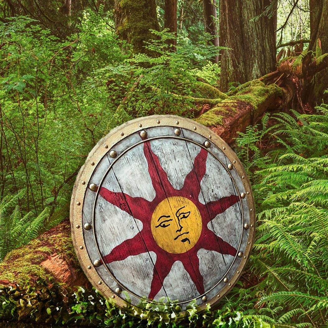 Sunlight Dark Souls Cosplay Plank Viking Shield - collectiblegiftitems