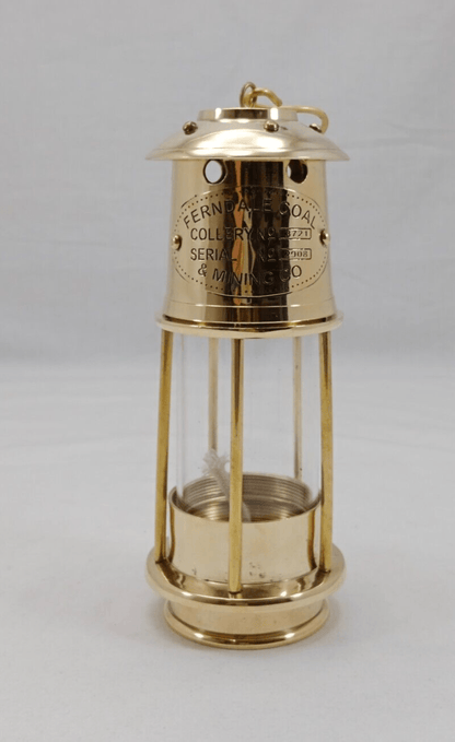 Antique Brass Polished Nautical Miner Oil Ship Lantern Maritime Lamp Home Décor - collectiblegiftitems