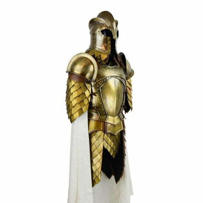 Medieval King'sGuard Lannister Half Body Armor Suit Game of Throne Armor Suit Costume - collectiblegiftitems